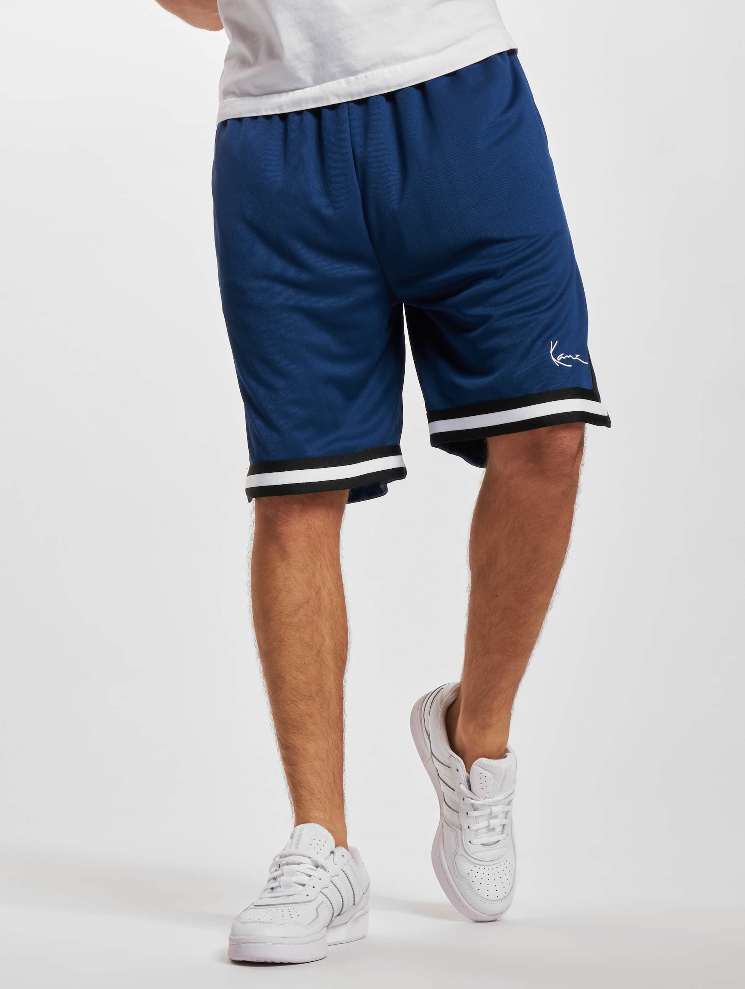 Karl Kani Small Signature Essential Mesh Shorts Mannen op kleur blauw, Maat M