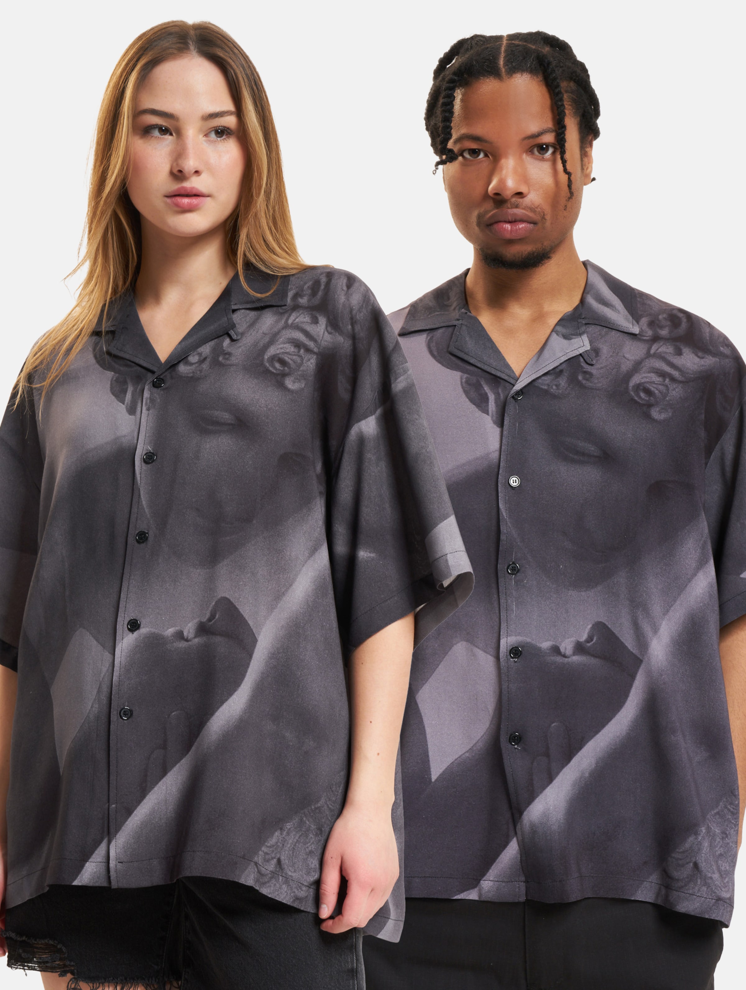 Vertere Berlin Intimacy Hemd Frauen,Männer,Unisex op kleur grijs, Maat XL