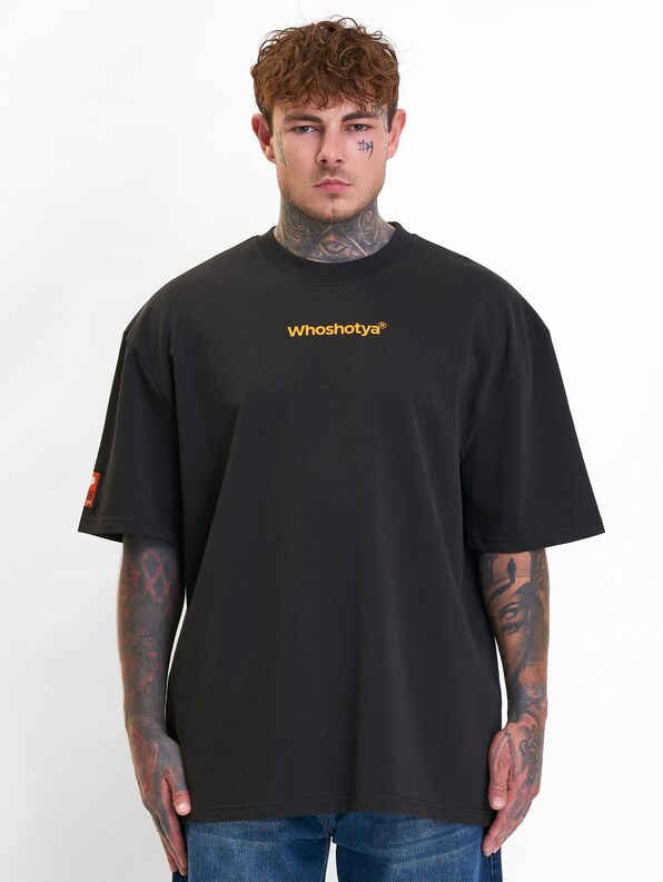 Who Shot Ya? Rose Oversized T-Shirt-1