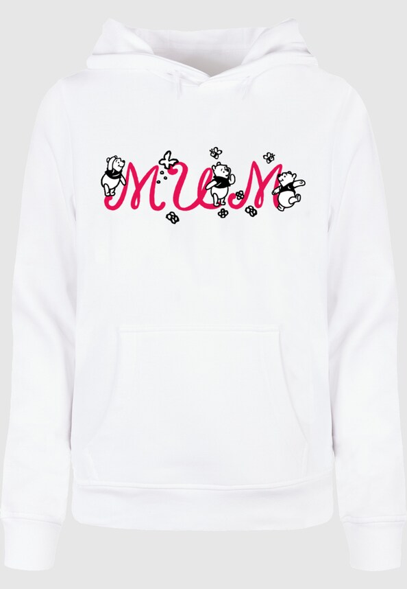 Ladies Mother's Day - Winnie The Pooh Mum Basic Hoody-4