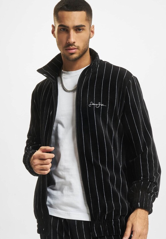 Script Logo Pinstripe Velours-6
