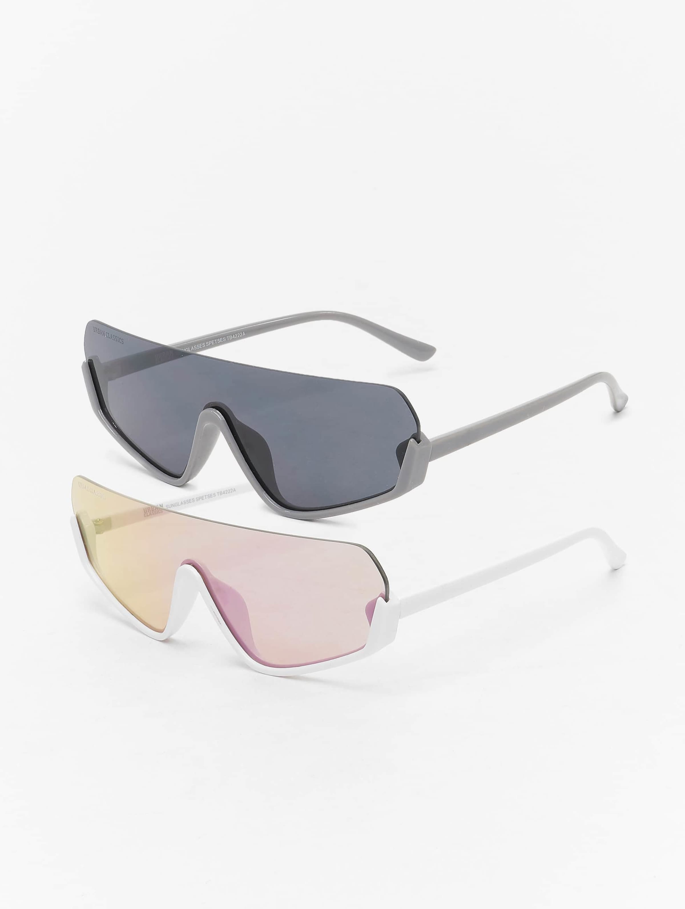 Urban Classics Sunglasses Spetses 2-Pack Mannen op kleur wit, Maat ONE_SIZE
