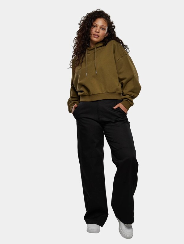 Ladies Cropped Heavy Hoody-3