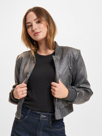 Paris Faux Suede Bomber