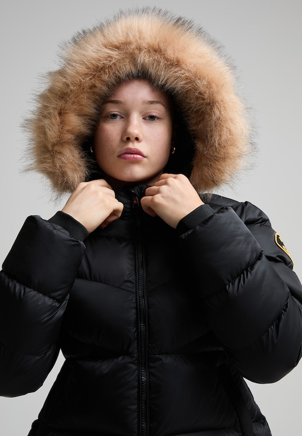 G ARABELLA HOODED BOMBER JACKET-6