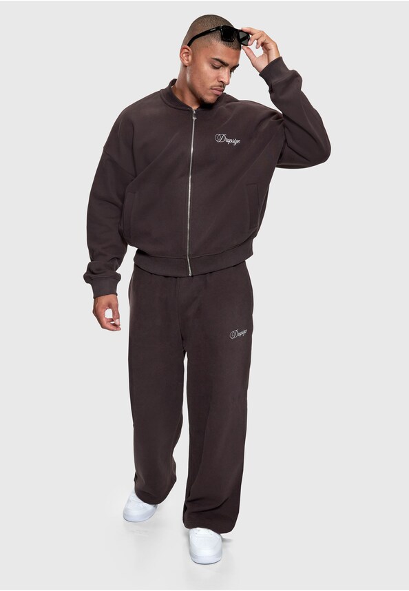 EMBROIDERY BAGGY OPEN LEG JOGGER-2