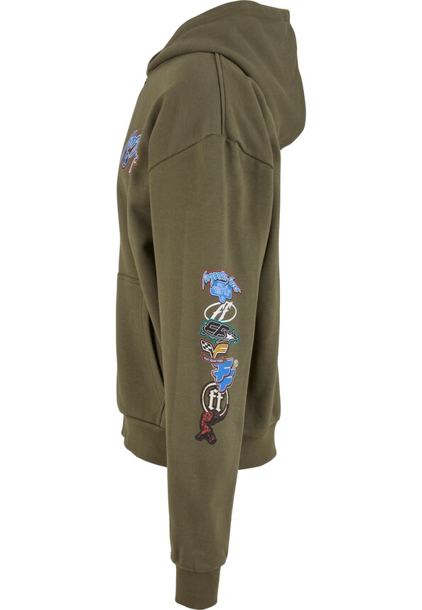 Courage Defines Oversize Zip Hoody-5