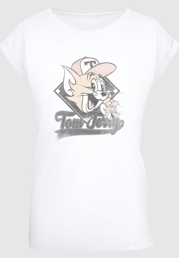 Ladies Tom and Jerry - Baseball Caps T-Shirt-4