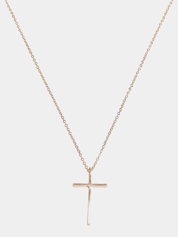 Urban Classics Big Basic Cross Necklace-1