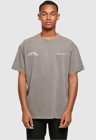 Barely Awake Acid Washed Heavy Oversized Tee
