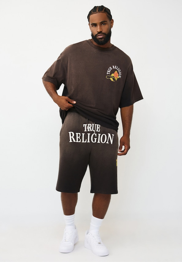 FLORAL SNAKE MIKEY SWEATSHORTS-2