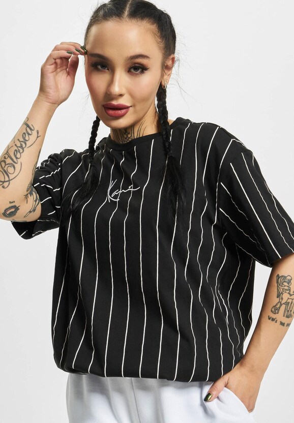 Small Signature Oversize Essential Pinstripe-4