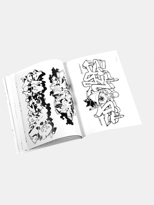 Graffiti Coloring Book #1-6