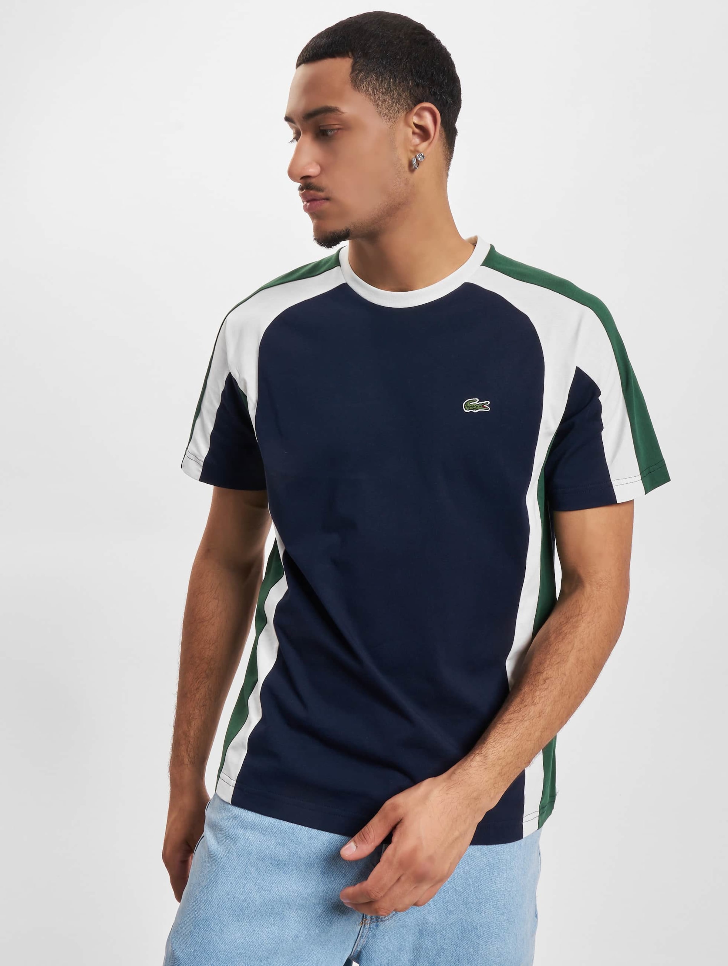 Lacoste logo contrast outlet t shirt