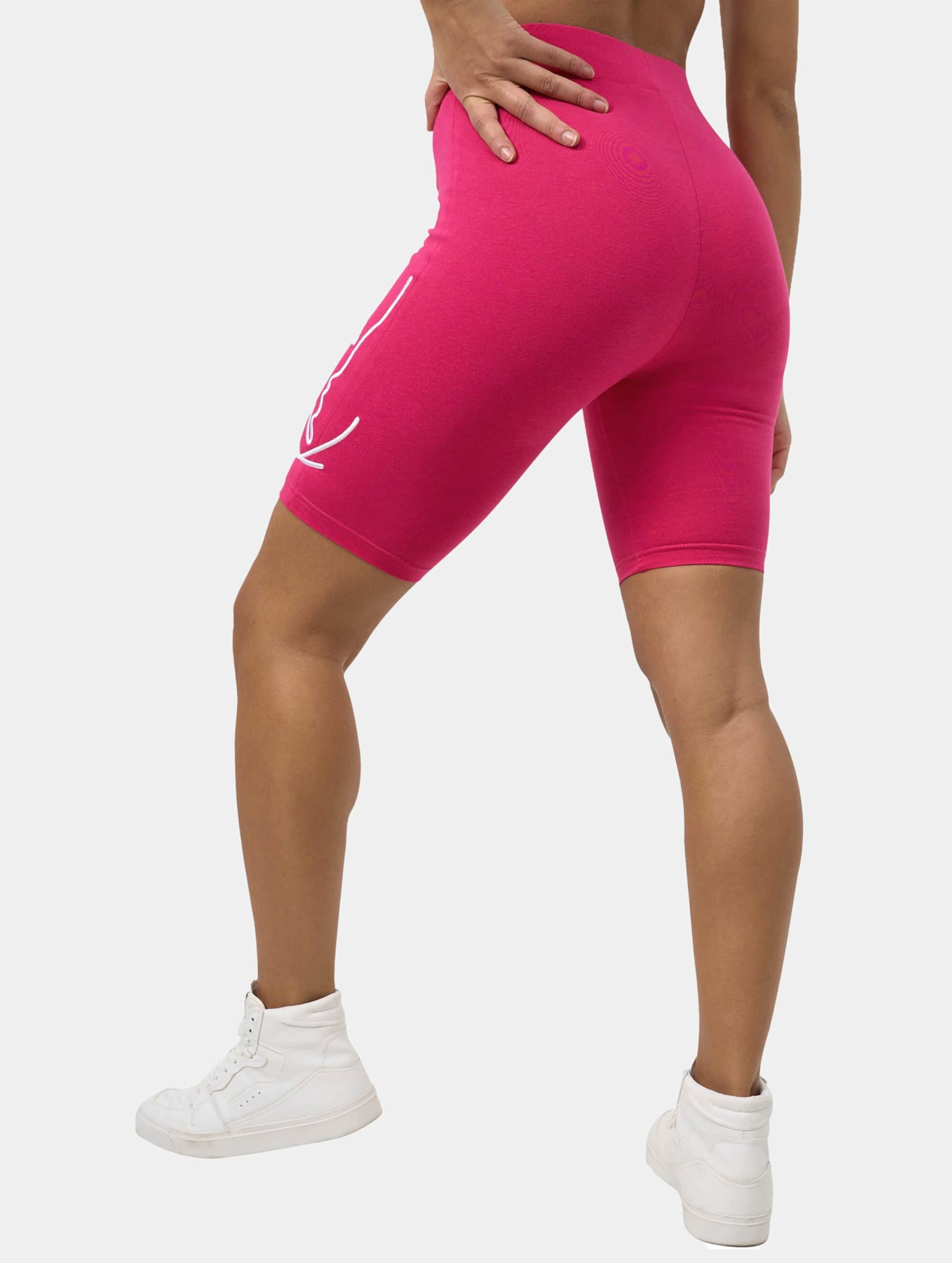 Karl Kani Signature Cycling Shorts Vrouwen op kleur roze, Maat L