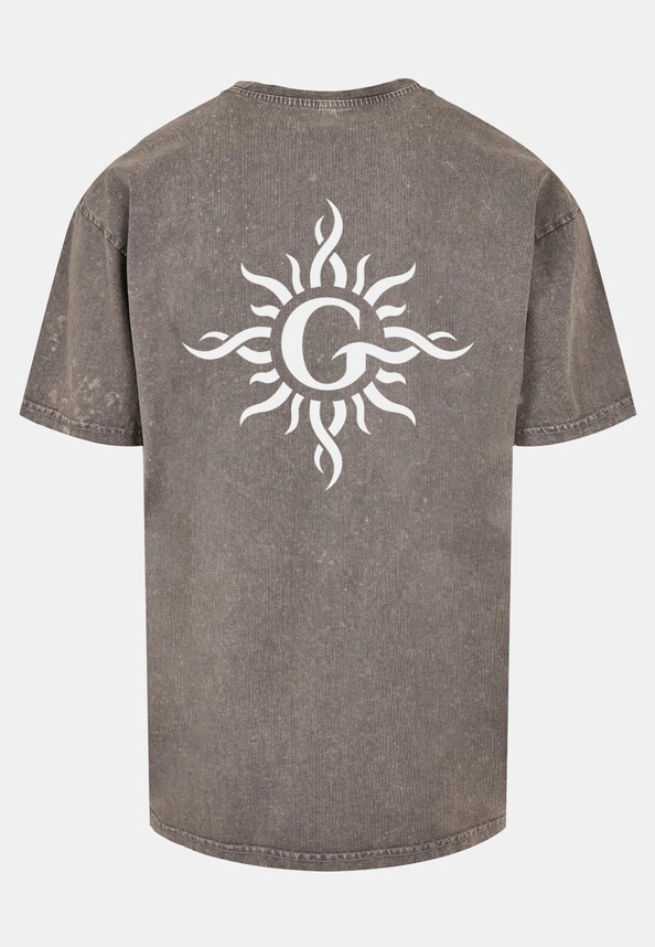 Godsmack - Lunar Phases Acid Washed Oversize -3