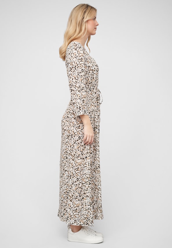 VIMARINA V-NECK 3/4 ANCLE DRESS/SU/R-3