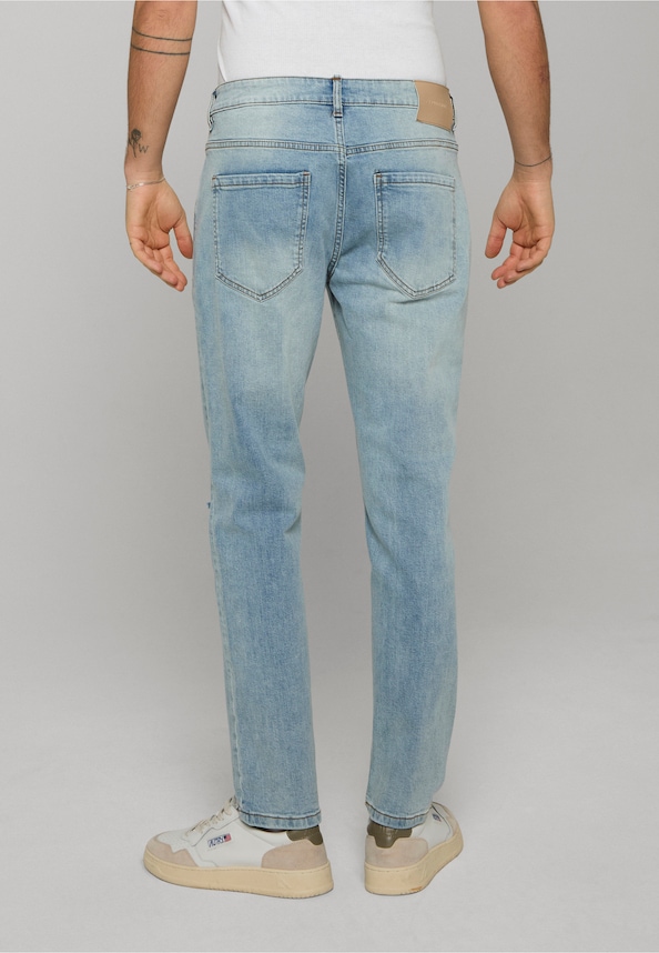 LEONARDO RIPPED SLIM FIT JEANS-1
