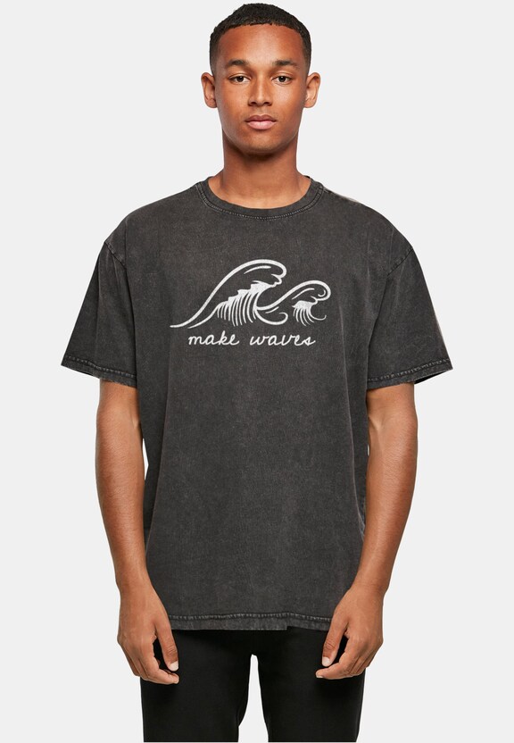 Summer - Make waves Acid Washed Oversize -0