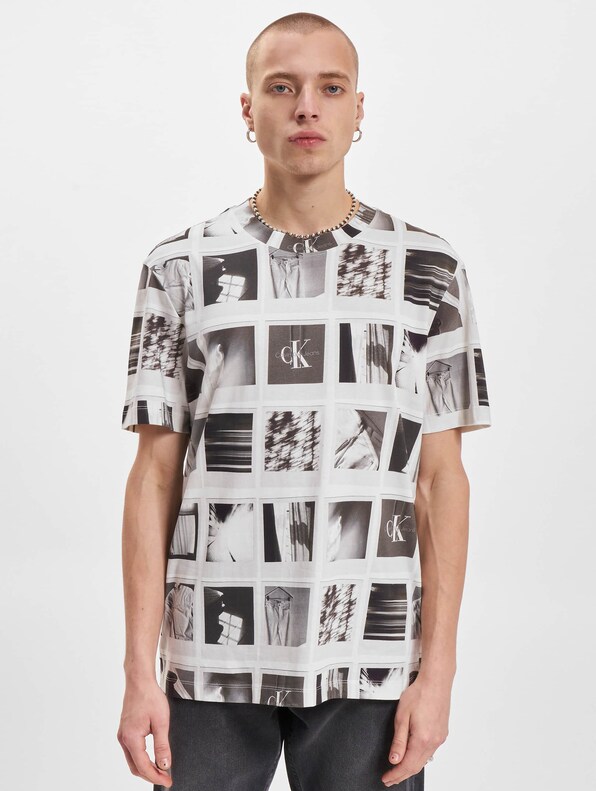 T-Shirt | DEFSHOP Klein 23026 AOP Calvin Jeans | Polaroid