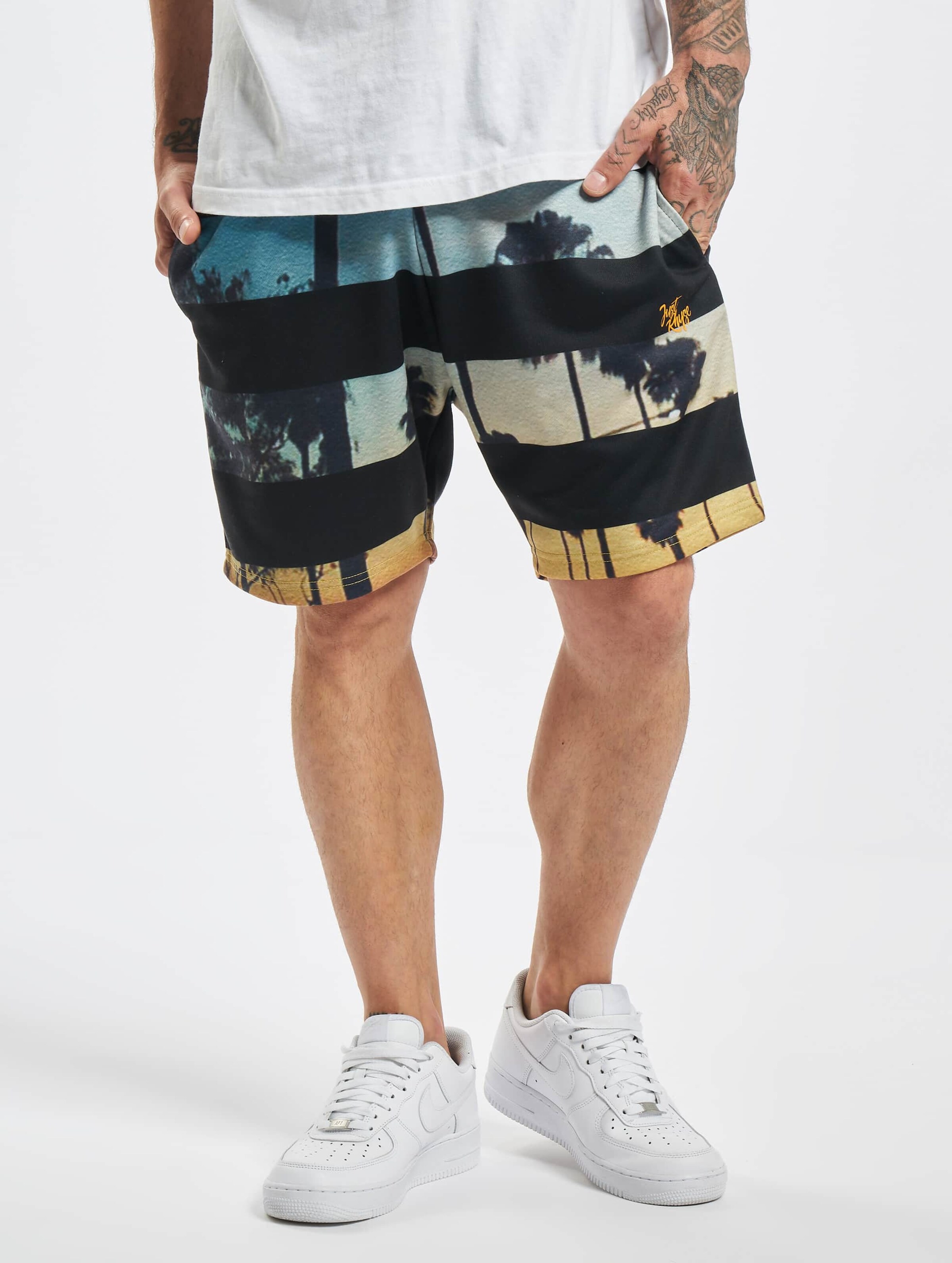 Just Rhyse Muna Shorts Mannen op kleur blauw, Maat S