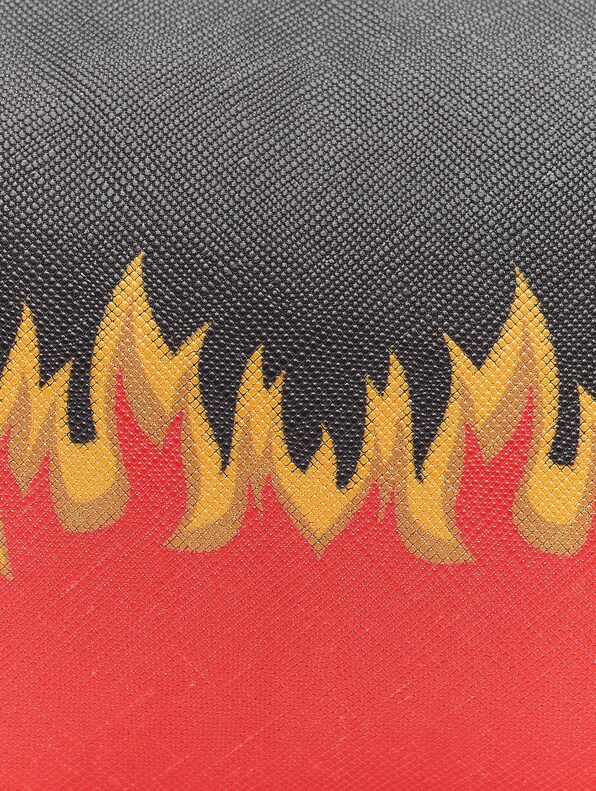 Flame Print Cosmetic Pouch-4