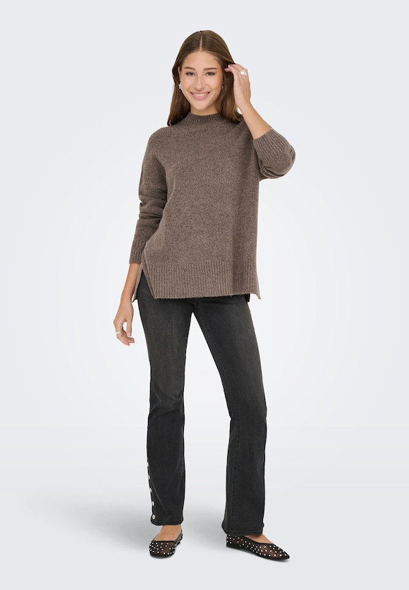 ONLHAZEL LS HIGHNECK OVERS PULL KNT NOOS-4