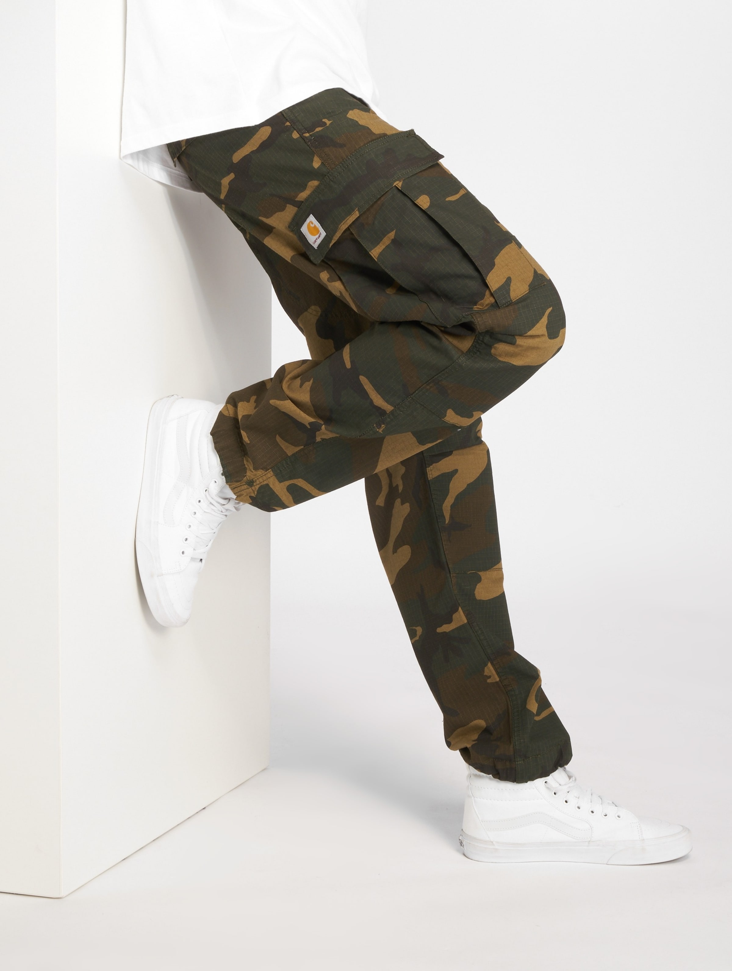 Carhartt WIP Cargo Regular Hose Mannen op kleur camouflage, Maat 3134_1