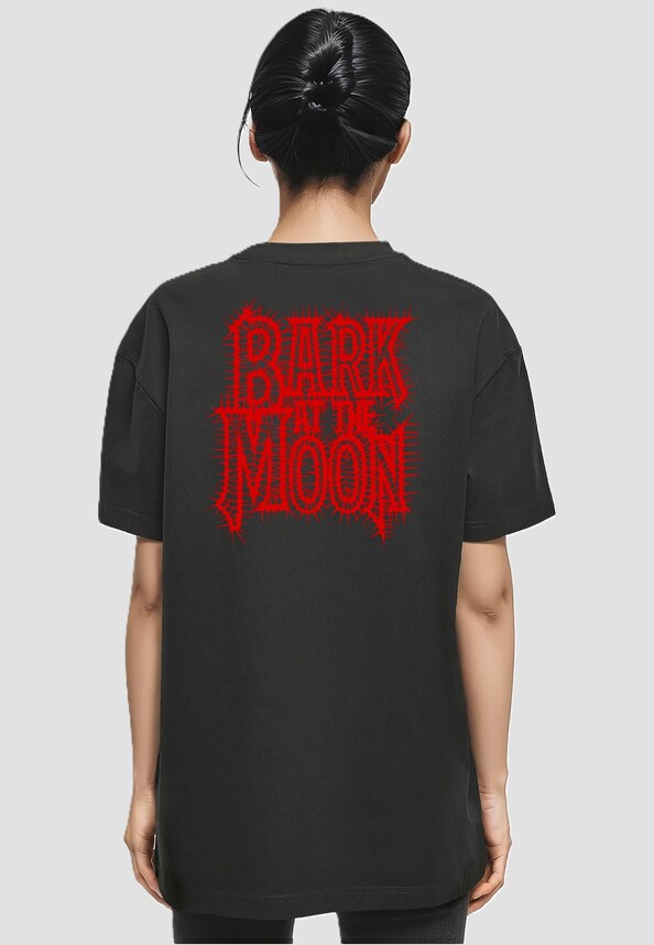 Ladies Ozzy Osbourne - Bark At The Moon Oversized Boyfriend Tee-1