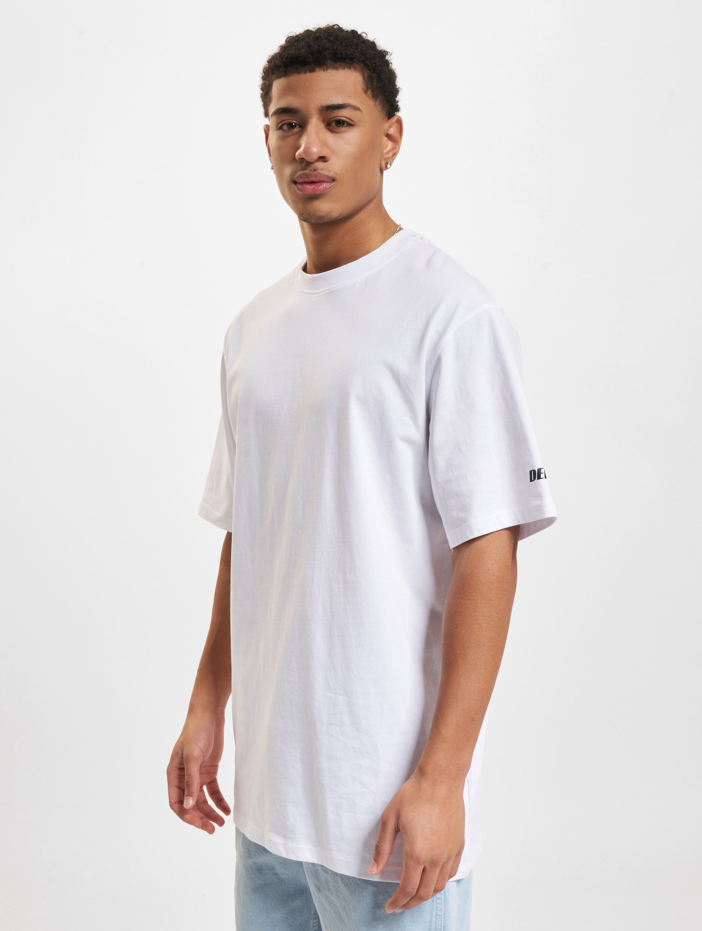 DEF Tall T-Shirts Mannen op kleur wit, Maat XL