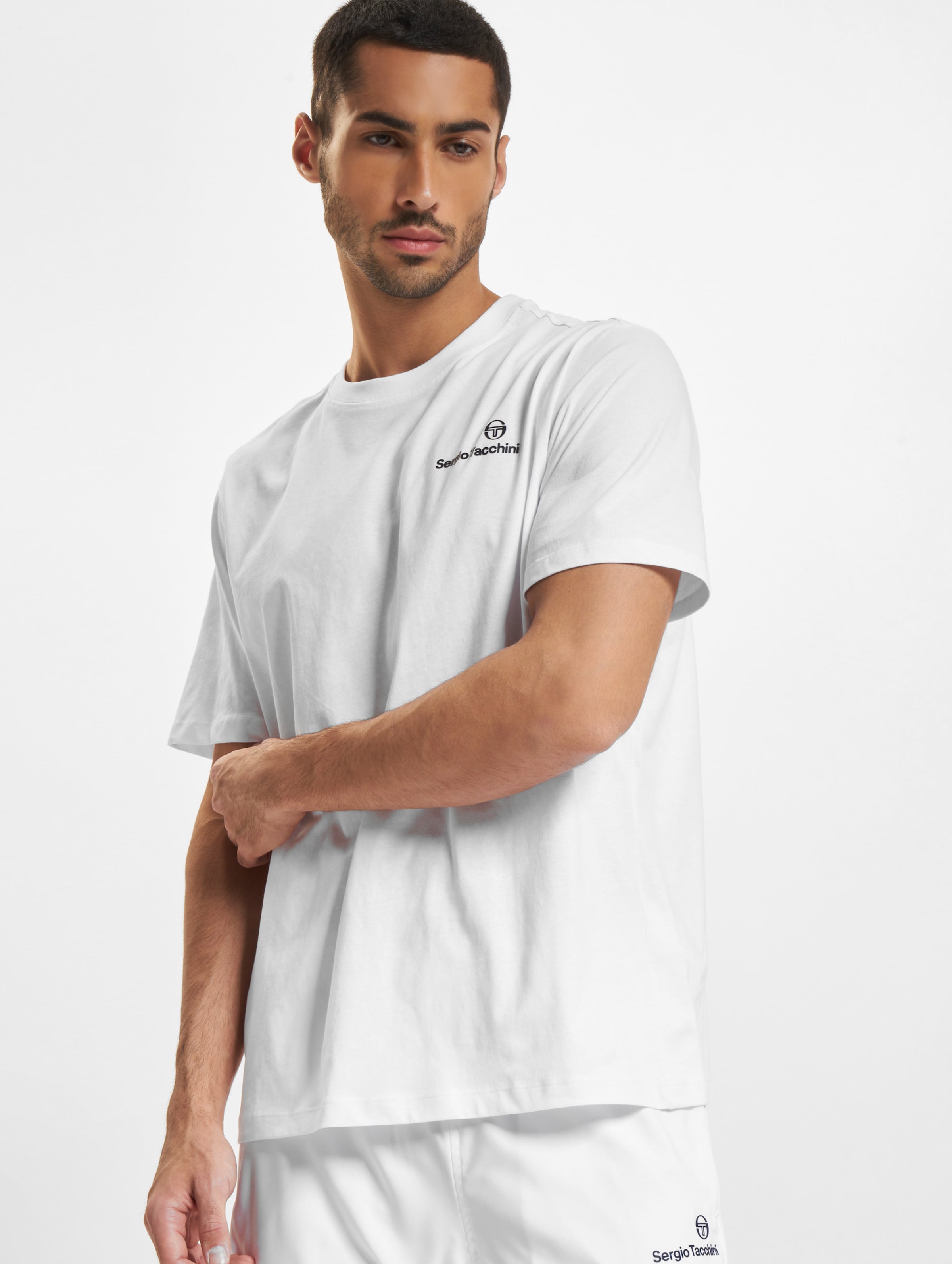 Sergio Tacchini Bold Co T-Shirt Mannen op kleur wit, Maat 3XL