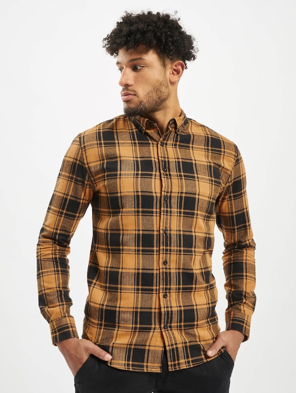 Denim Project Check Shirt Yellow-2