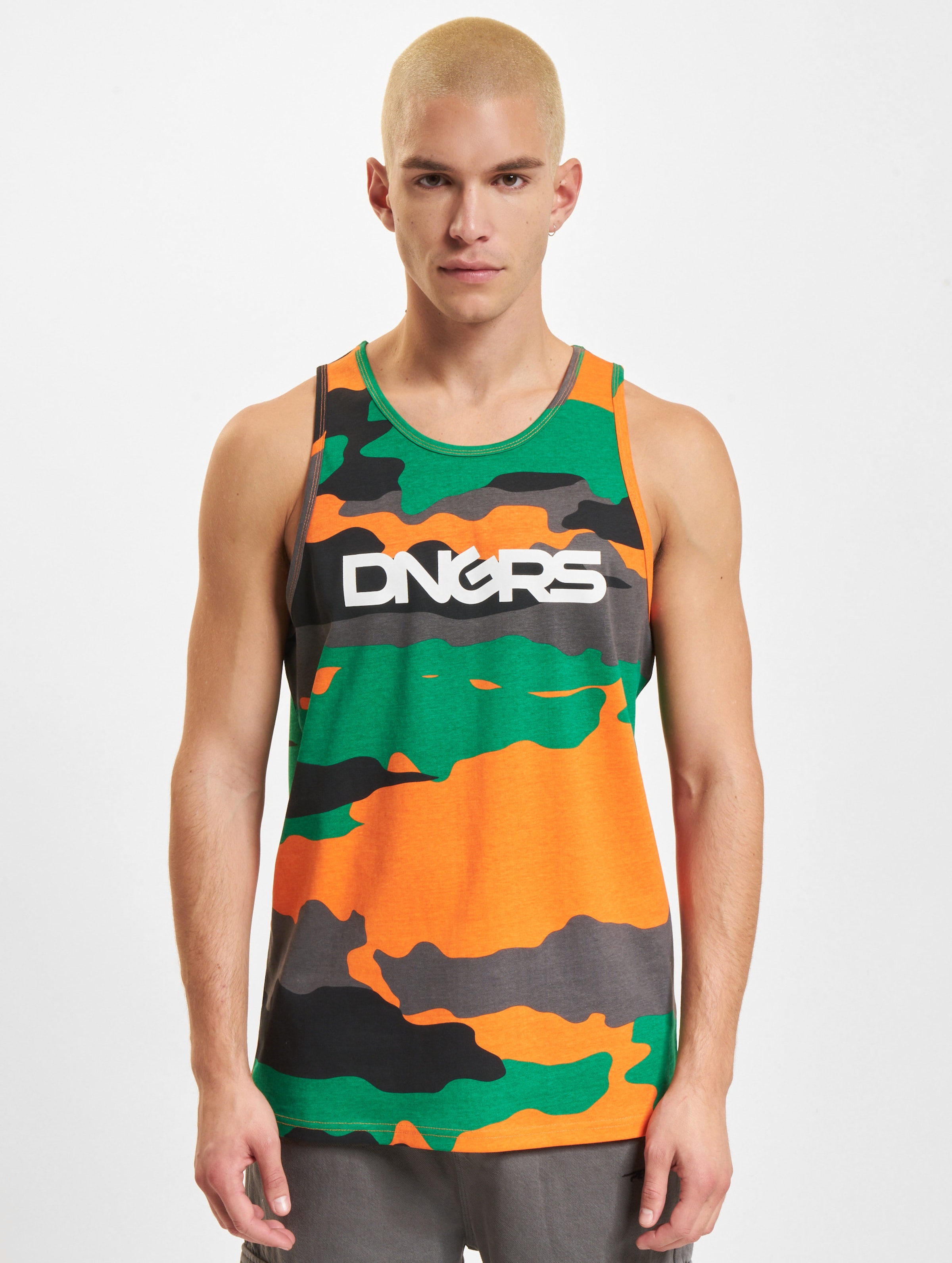 Dangerous DNGRS Shrill Tank Tops Männer,Unisex op kleur camouflage, Maat S