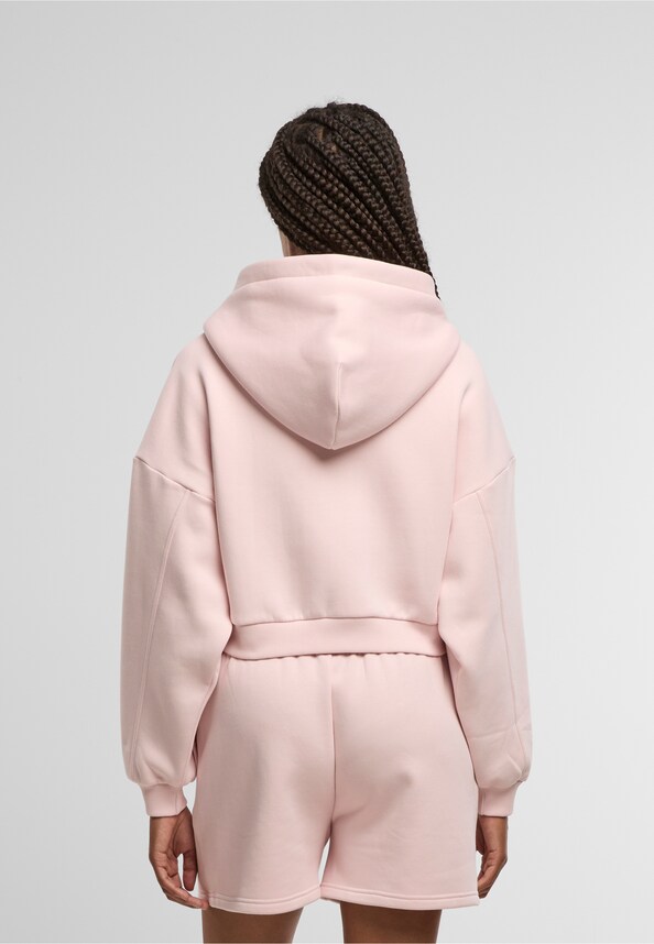 Small Signature Essential Crop Zip Hoodie-1