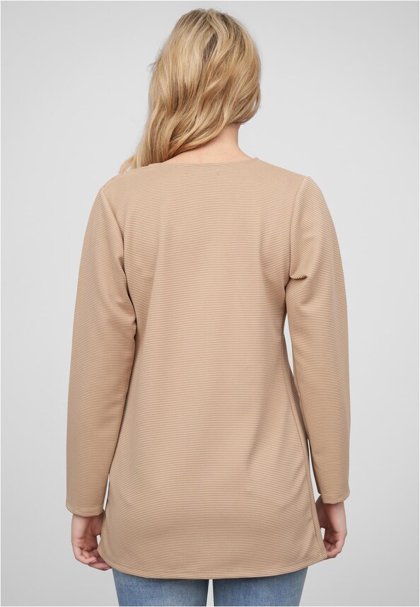 Cloud5ive Damen Strickjacke offener ribbed Cardigan-1