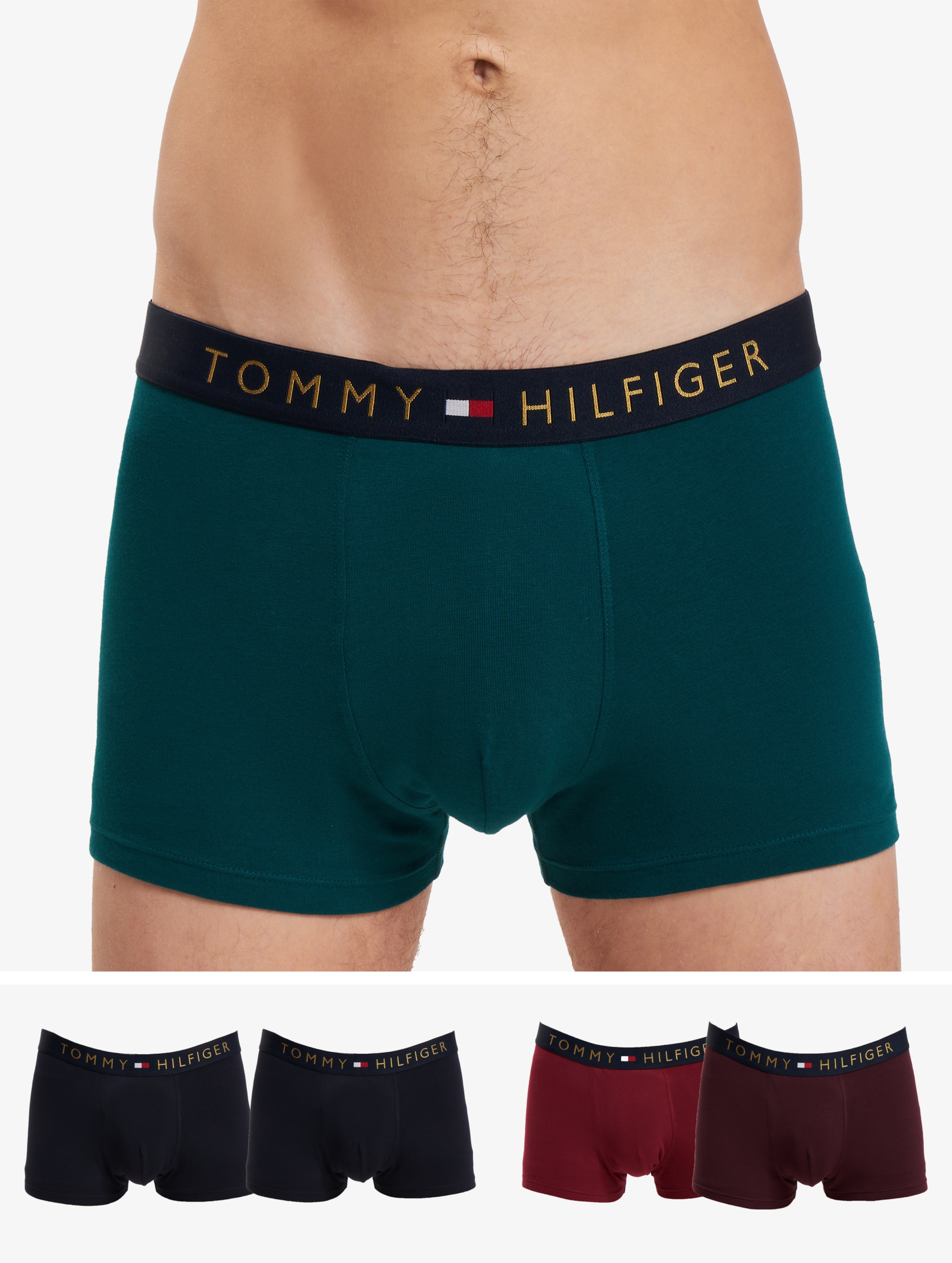 Tommy Hilfiger 5 Pack Golden Boxershorts Mannen op kleur zwart, Maat XL