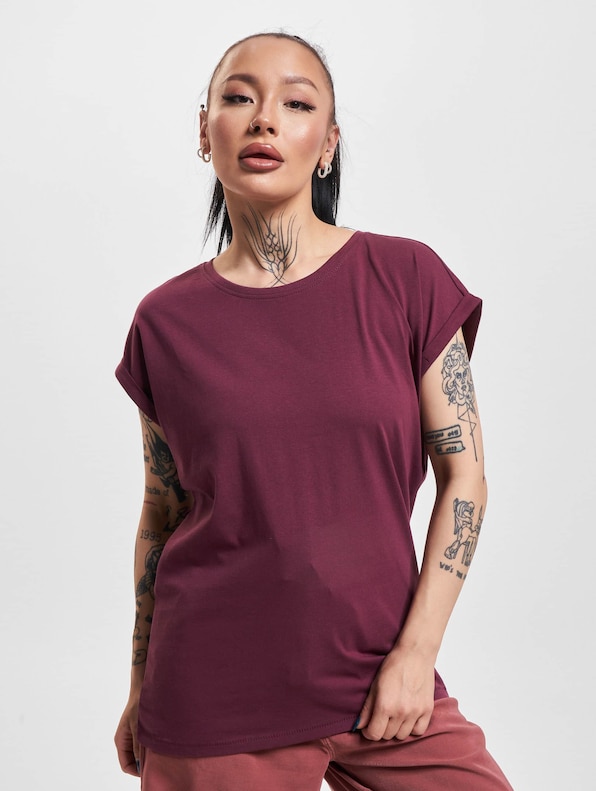 Urban Classics Ladies Extended Shoulder 2-Pack T-Shirt-5