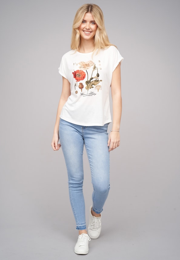 T-Shirt Flower Print-4