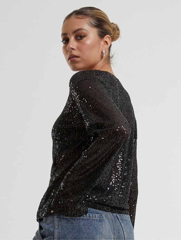 Urban Classics Ladies Sequins Longsleeves-1