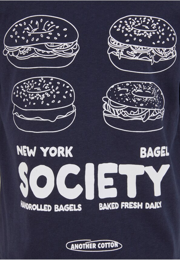Bagel Society Oversized T-Shirt-2