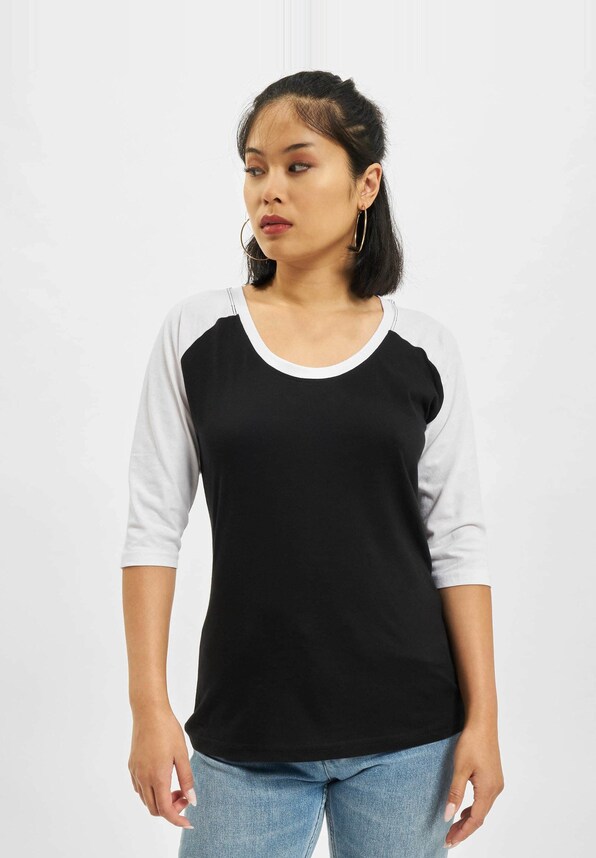 3/4 Contrast Raglan -2