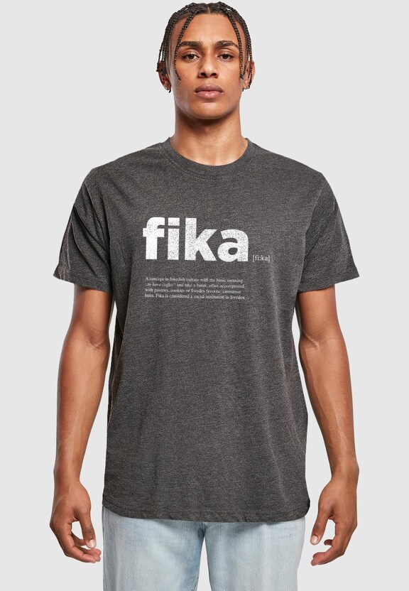 Fika Definition T-Shirt Round Neck-0