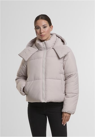 Ladies Hooded Collar Puffer Jacket