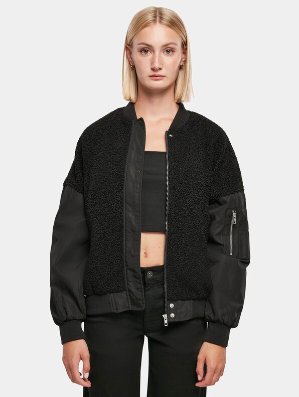 Ladies Oversized Sherpa-2