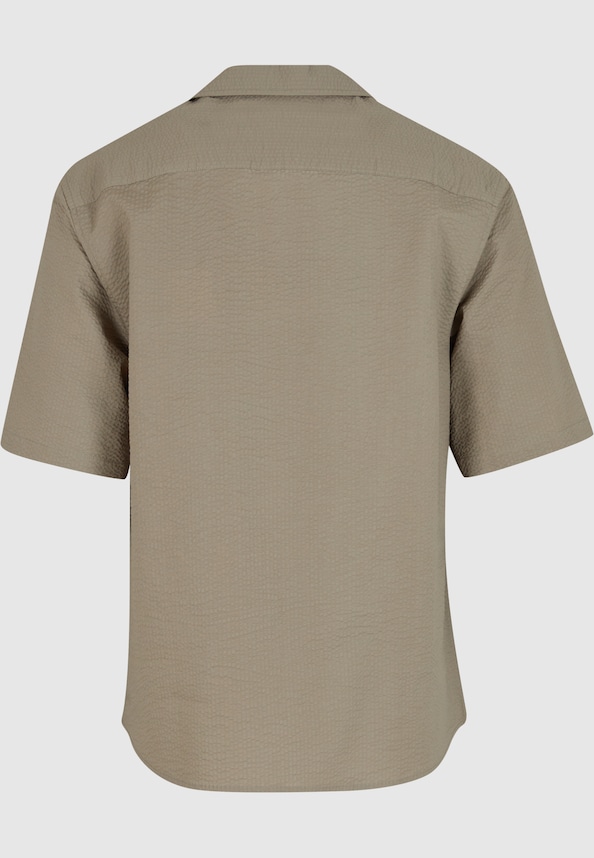 Relaxed Seersucker Short Sleeve-5