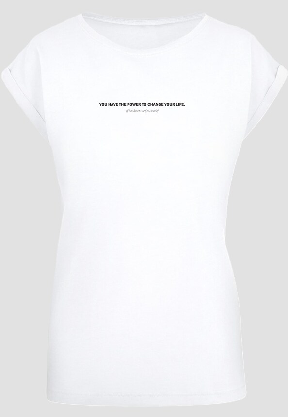 Ladies WD - Believe In Yourself Extended Shoulder Tee-2