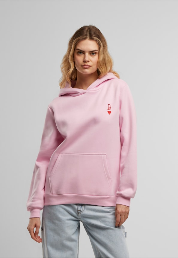 Queen Card EMB Fluffy Hoody-0