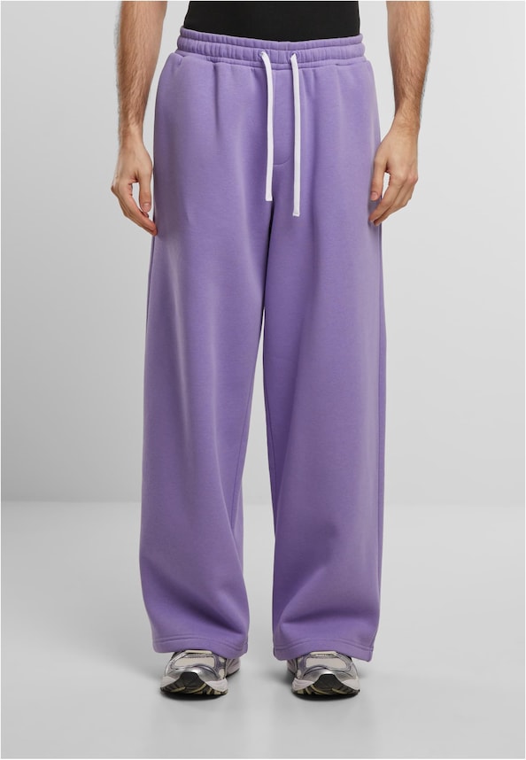 Fluffy Wide Leg Trackpants-4