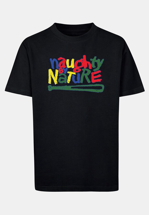 Kids Naughty By Nature - Logo Color Basic T-Shirt-0