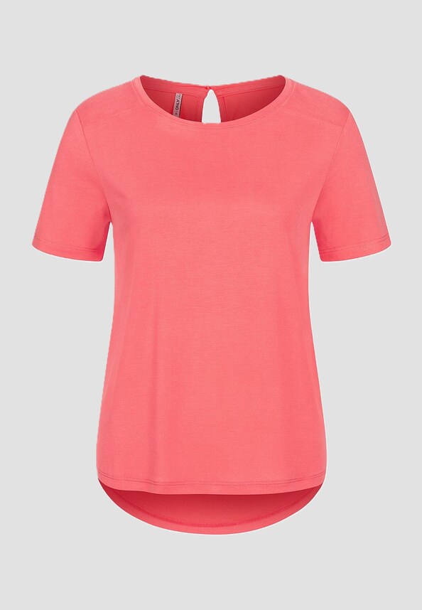 Only May Cropped Knot Stripe T-Shirt-0